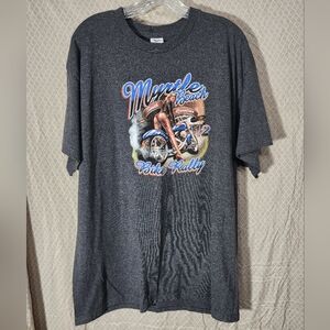 Vintage Bike Week 2012 Myrtle Beach Delta Pro Weight Men's Graphic Tshirt XL